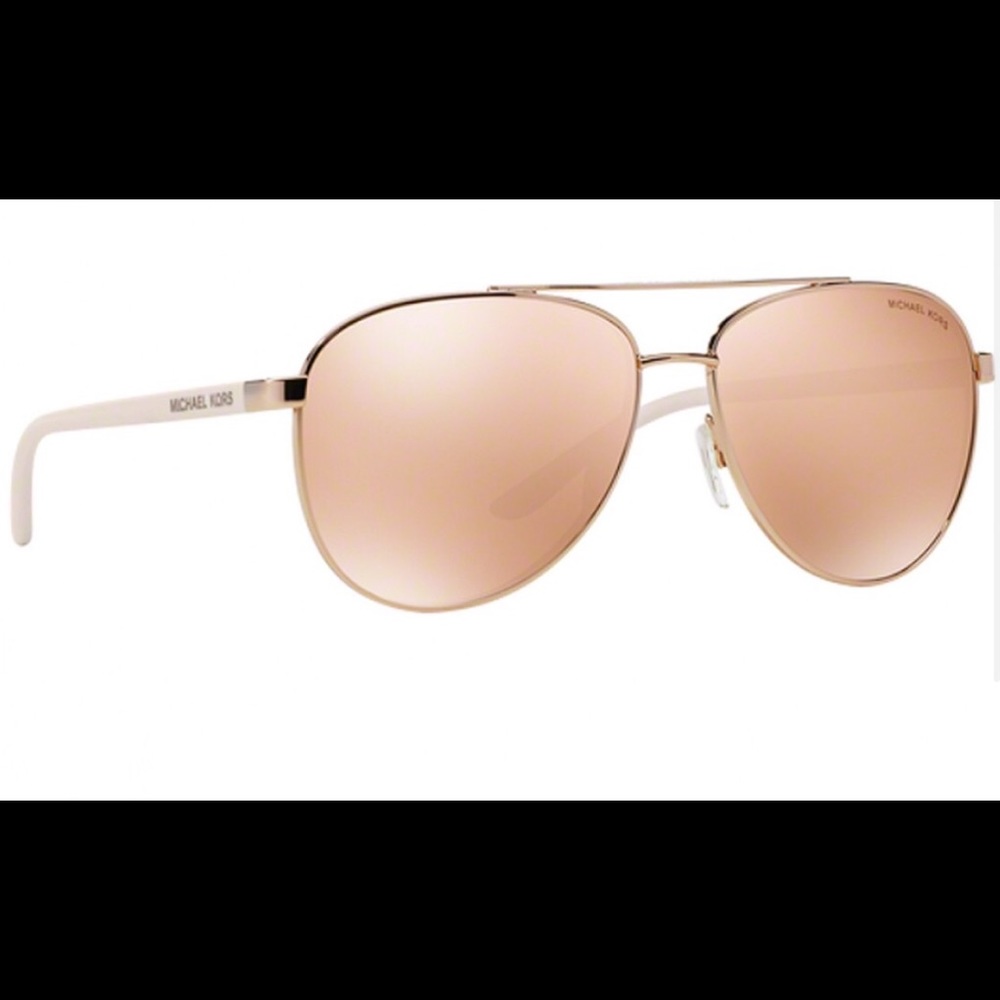 Michael Kors Hvar mirrored aviator sunglasses